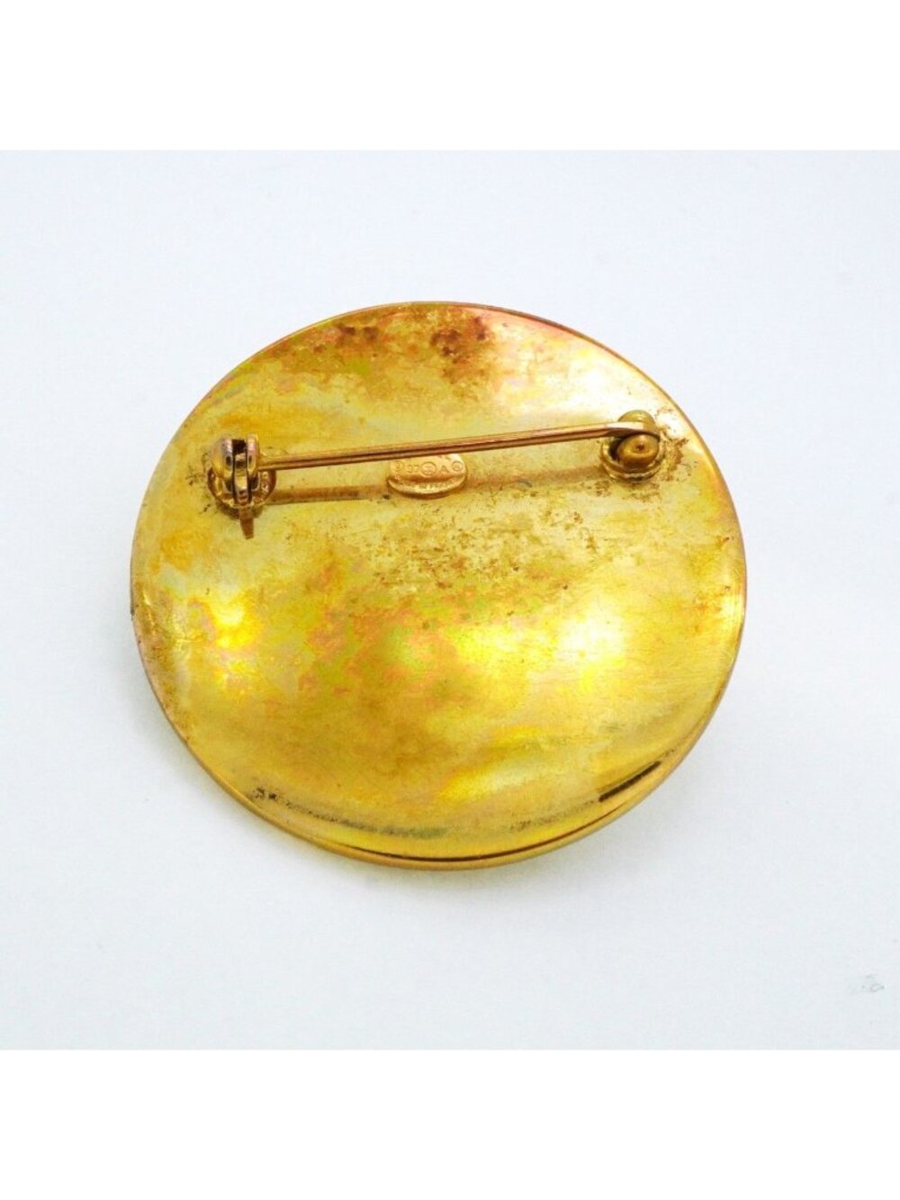 Chanel Brooch CC Logo Turnlock Round - Picture 5 of 7